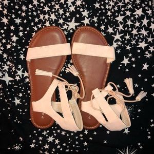 Light pink sandals